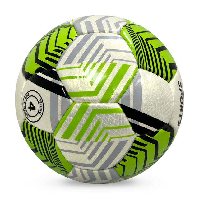 2024 High Quality Customizable Logo Soccer Ball New Fashion Hand-Stitched Football Size 4/5 Sports Match Made from PU Leather,Blue Arc Sports
