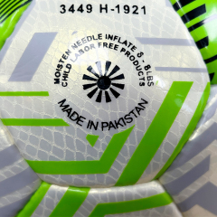 2024 High Quality Customizable Logo Soccer Ball New Fashion Hand-Stitched Football Size 4/5 Sports Match Made from PU Leather,Blue Arc Sports