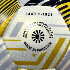 2024 High Quality Customizable Logo Soccer Ball New Fashion Hand-Stitched Football Size 4/5 Sports Match Made from PU Leather,Blue Arc Sports