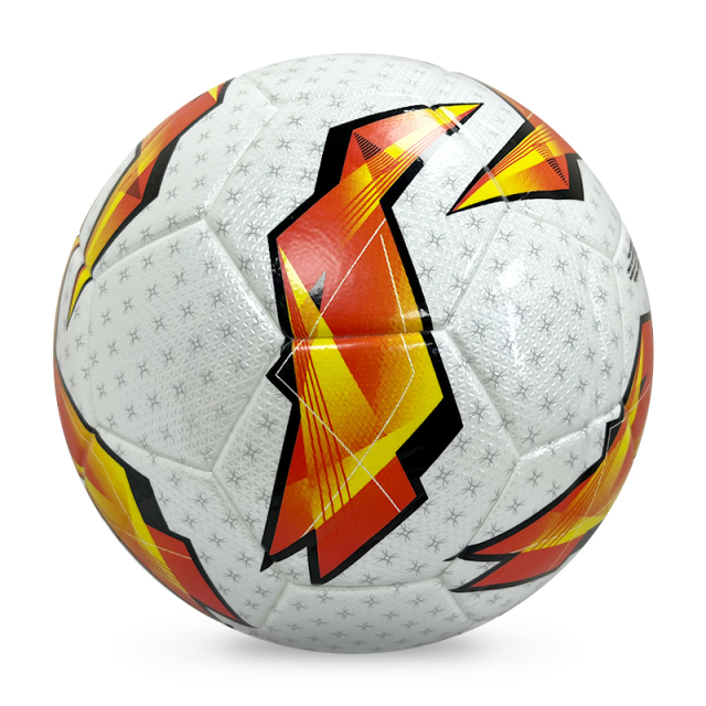 Factory Wholesale High Quality Original Standard Size 5 PU Soccer Ball/ Football for Sports Training and Official Matches,Blue Arc Sport