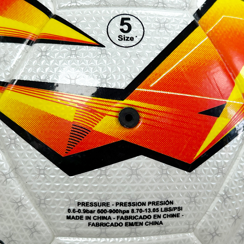 Factory Wholesale High Quality Original Standard Size 5 PU Soccer Ball/ Football for Sports Training and Official Matches,Blue Arc Sport