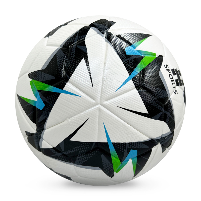 Manufacturer wholesale PU hot melt adhesive professional training football, size 5, 4, custom identification, price discount,Blue Arc Sports