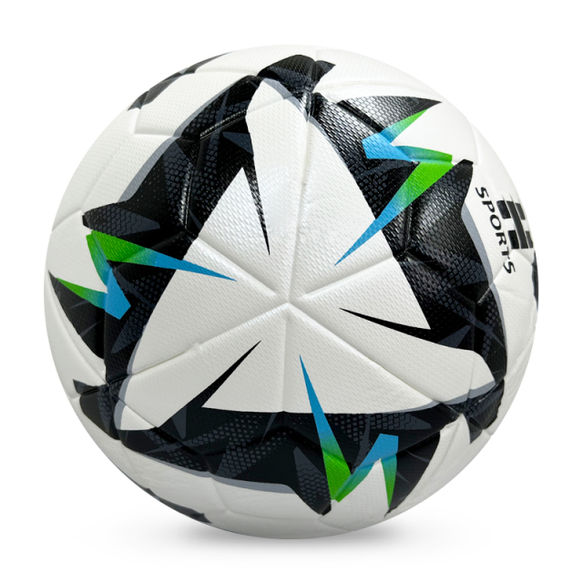Manufacturer wholesale PU hot melt adhesive professional training football, size 5, 4, custom identification, price discount,Blue Arc Sports