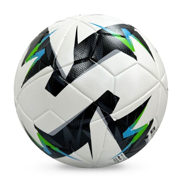 Manufacturer wholesale PU hot melt adhesive professional training football, size 5, 4, custom identification, price discount,Blue Arc Sports