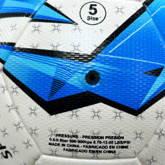 Manufacturer wholesale PU hot melt adhesive professional training football, size 5, 4, custom identification, price discount,Blue Arc Sports