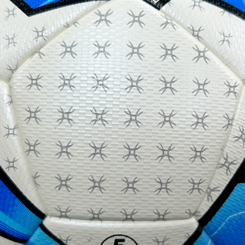 Manufacturer wholesale PU hot melt adhesive professional training football, size 5, 4, custom identification, price discount,Blue Arc Sports