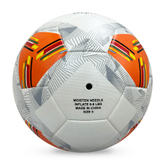 2024 High Quality Customized PU Foam Leather Football Ball Size 5-Most Popular Design for Sports Matches Training,Blue Arc Sports