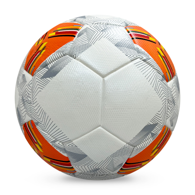 2024 High Quality Customized PU Foam Leather Football Ball Size 5-Most Popular Design for Sports Matches Training,Blue Arc Sports