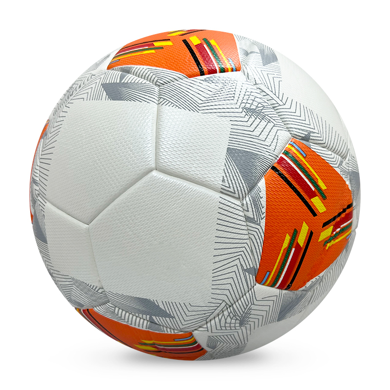 2024 High Quality Customized PU Foam Leather Football Ball Size 5-Most Popular Design for Sports Matches Training,Blue Arc Sports