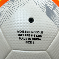 2024 High Quality Customized PU Foam Leather Football Ball Size 5-Most Popular Design for Sports Matches Training,Blue Arc Sports