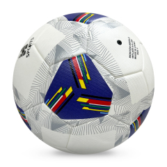 Factory Wholesale High Quality Original Standard Size 5 PU Soccer Ball/ Football for Sports Training and Official Matches,Blue Arc Sport
