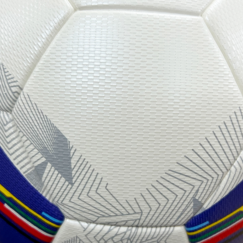 Factory Wholesale High Quality Original Standard Size 5 PU Soccer Ball/ Football for Sports Training and Official Matches,Blue Arc Sport