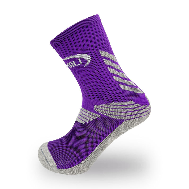 High Quality Custom Performance Sports Grip Soccer & Football Socks Men Non-Slip Athletic Socks Logo Free Size Summer Collection,Blue Arc Sports