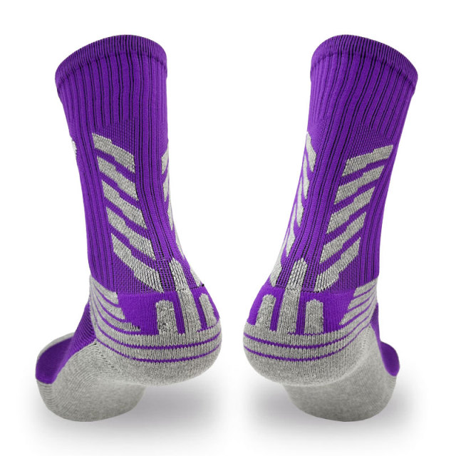 High Quality Custom Performance Sports Grip Soccer & Football Socks Men Non-Slip Athletic Socks Logo Free Size Summer Collection,Blue Arc Sports