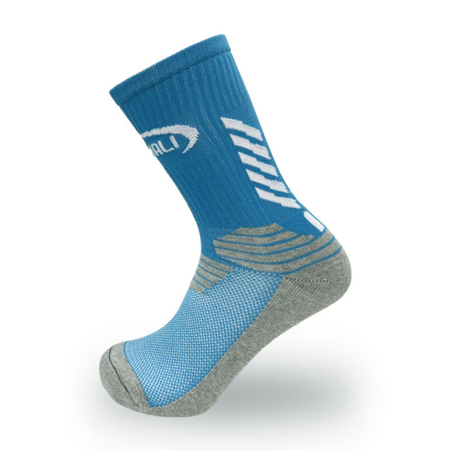 High Quality Custom Performance Sports Grip Soccer & Football Socks Men Non-Slip Athletic Socks Logo Free Size Summer Collection,Blue Arc Sports