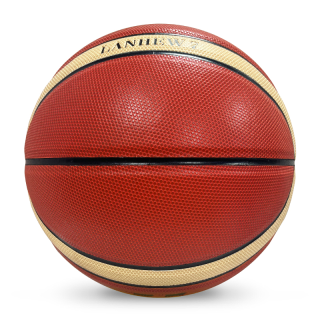 Hot Selling Customizable Basketball Sizes 7 6 5 with Logo PU Leather & Own Gift Box for Training,Blue Arc Sport