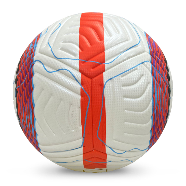 2025 High Quality Custom Logo Soccer Ball New Fashion Size 5 Football for Game Made From PU Material,Blue Arc Sports