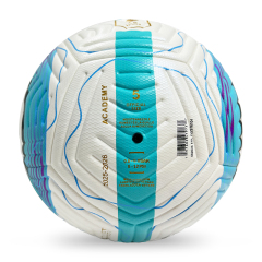 2025 High Quality Custom Logo Soccer Ball New Fashion Size 5 Football for Game Made From PU Material,Blue Arc Sports