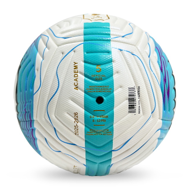 2025 High Quality Custom Logo Soccer Ball New Fashion Size 5 Football for Game Made From PU Material,Blue Arc Sports