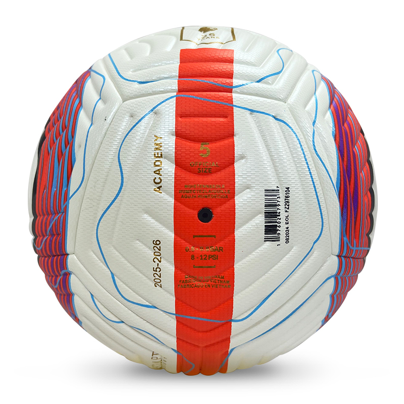 2025 High Quality Custom Logo Soccer Ball New Fashion Size 5 Football for Game Made From PU Material,Blue Arc Sports