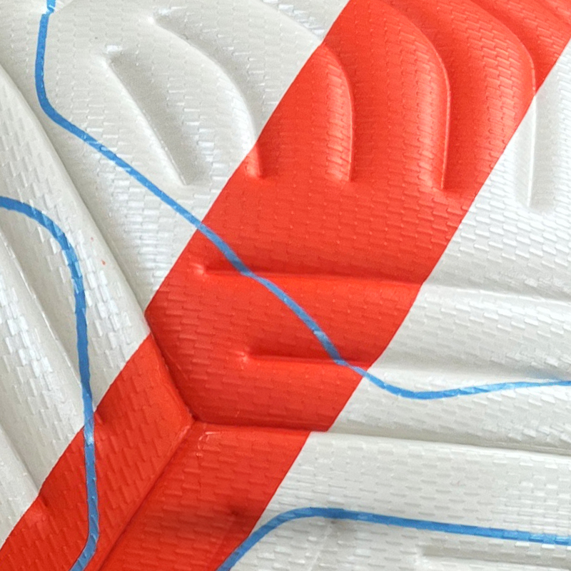 2025 High Quality Custom Logo Soccer Ball New Fashion Size 5 Football for Game Made From PU Material,Blue Arc Sports