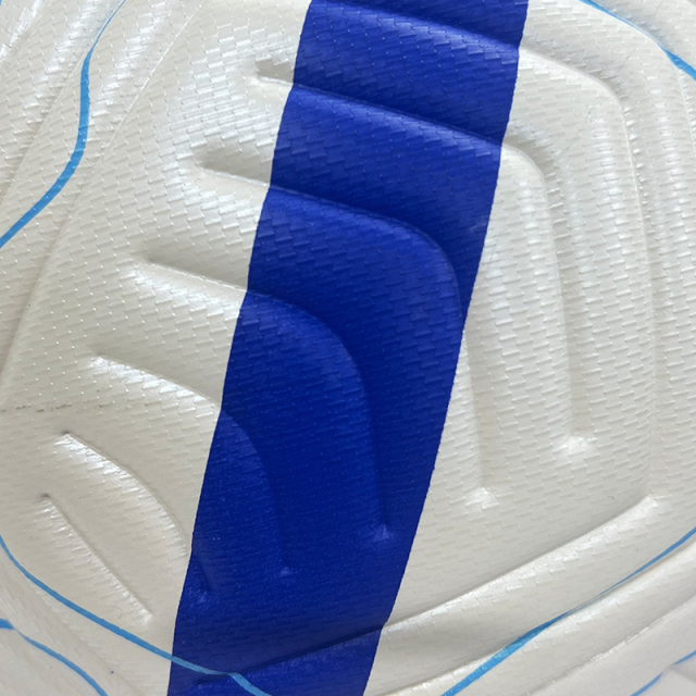 2025 High Quality Custom Logo Soccer Ball New Fashion Size 5 Football for Game Made From PU Material,Blue Arc Sports
