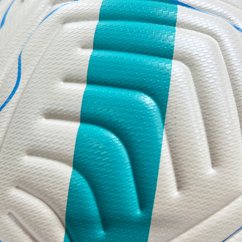 2025 High Quality Custom Logo Soccer Ball New Fashion Size 5 Football for Game Made From PU Material,Blue Arc Sports