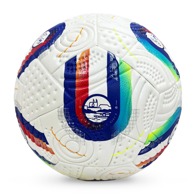 2025 New Fashion Soccer Ball High Quality Custom Logo Football for Game,Blue Arc Sports