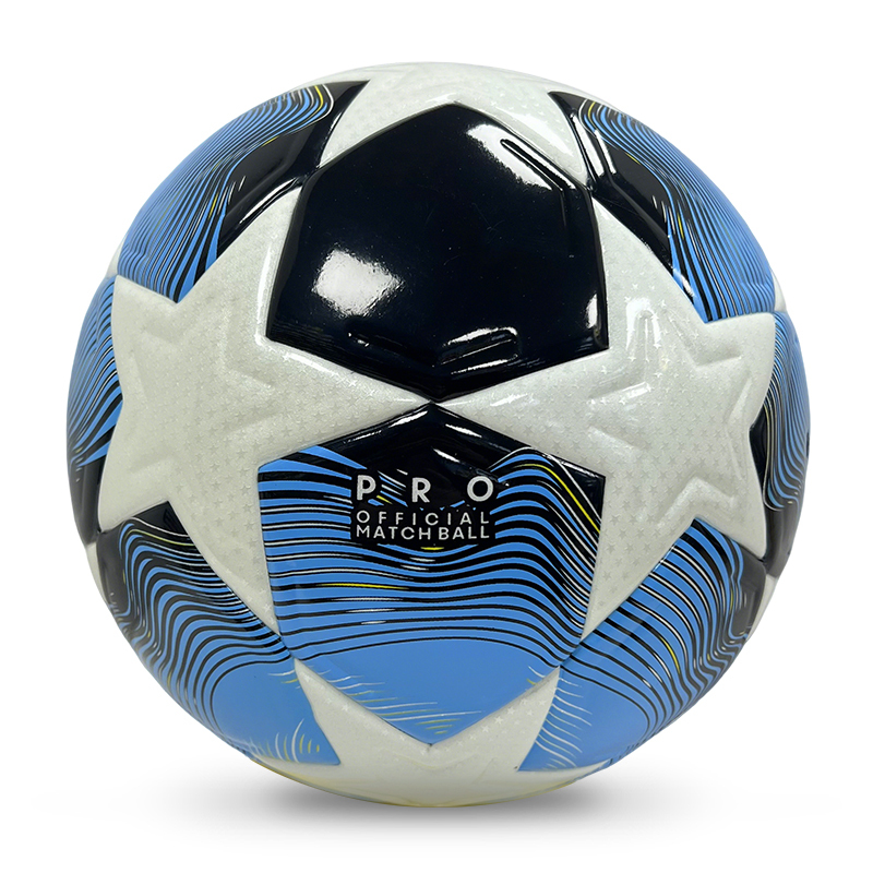 Customizable Adult Soccer Ball Size 5/4 for Indoor/Outdoor Use Glued Match Seamless PU Leather Football Direct from Manufacturer,Blue Arc Sports