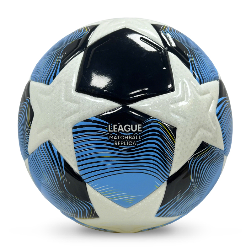 Customizable Adult Soccer Ball Size 5/4 for Indoor/Outdoor Use Glued Match Seamless PU Leather Football Direct from Manufacturer,Blue Arc Sports