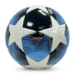 Customizable Adult Soccer Ball Size 5/4 for Indoor/Outdoor Use Glued Match Seamless PU Leather Football Direct from Manufacturer,Blue Arc Sports