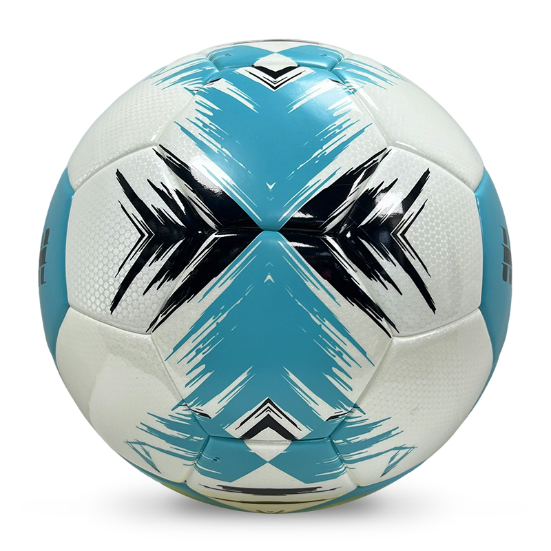 Customizable Adult Soccer Ball Size 5/4 for Indoor/Outdoor Use Glued Match Seamless PU Leather Football Direct from Manufacturer,Sukan Arka Biru
