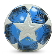 Customizable Adult Soccer Ball Size 5/4 for Indoor/Outdoor Use Glued Match Seamless PU Leather Football Direct from Manufacturer,Blue Arc Sports