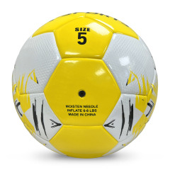 Customizable Adult Soccer Ball Size 5/4 for Indoor/Outdoor Use Glued Match Seamless PU Leather Football Direct from Manufacturer,Blue Arc Sports