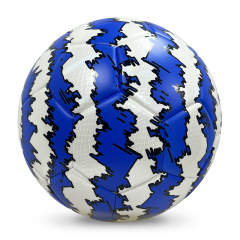 Customizable Adult Soccer Ball Size 5/4 for Indoor/Outdoor Use Glued Match Seamless PU Leather Football Direct from Manufacturer,Blue Arc Sports