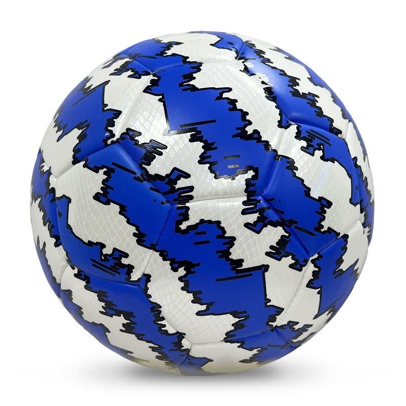 Customizable Adult Soccer Ball Size 5/4 for Indoor/Outdoor Use Glued Match Seamless PU Leather Football Direct from Manufacturer,Blue Arc Sports