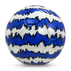 Customizable Adult Soccer Ball Size 5/4 for Indoor/Outdoor Use Glued Match Seamless PU Leather Football Direct from Manufacturer,Blue Arc Sports