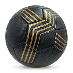 High Quality Size 5 Soccer Ball Machine-Sewn PVC with Print Logo for Sports Training Leisure Competitive Matches,Blue Arc Sports