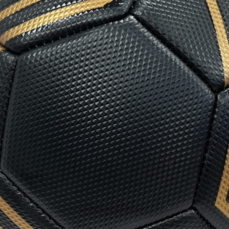 High Quality Size 5 Soccer Ball Machine-Sewn PVC with Print Logo for Sports Training Leisure Competitive Matches,Blue Arc Sports