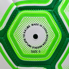 High Quality Size 5 Soccer Ball Machine-Sewn PVC with Print Logo for Sports Training Leisure Competitive Matches,Blue Arc Sports