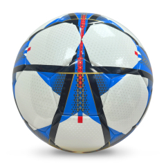 Customizable Adult Soccer Ball Size 5/4 for Indoor/Outdoor Use Glued Match Seamless PU Leather Football Direct from Manufacturer,Blue Arc Sports