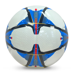 Customizable Adult Soccer Ball Size 5/4 for Indoor/Outdoor Use Glued Match Seamless PU Leather Football Direct from Manufacturer,Blue Arc Sports