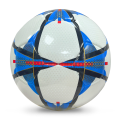 Customizable Adult Soccer Ball Size 5/4 for Indoor/Outdoor Use Glued Match Seamless PU Leather Football Direct from Manufacturer,Blue Arc Sports