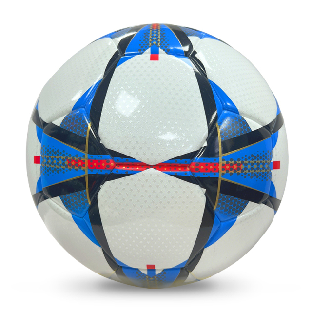 Customizable Adult Soccer Ball Size 5/4 for Indoor/Outdoor Use Glued Match Seamless PU Leather Football Direct from Manufacturer,Blue Arc Sports