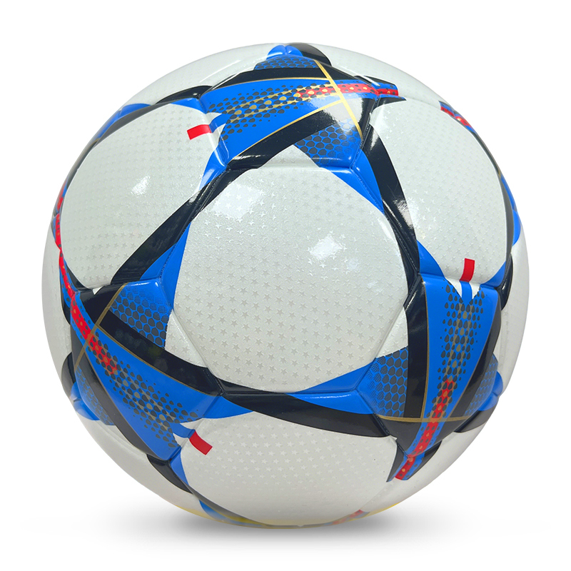 Customizable Adult Soccer Ball Size 5/4 for Indoor/Outdoor Use Glued Match Seamless PU Leather Football Direct from Manufacturer,Blue Arc Sports