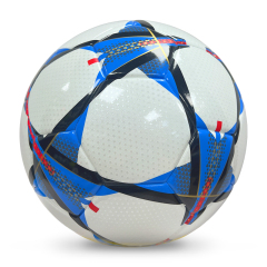 Customizable Adult Soccer Ball Size 5/4 for Indoor/Outdoor Use Glued Match Seamless PU Leather Football Direct from Manufacturer,Blue Arc Sports