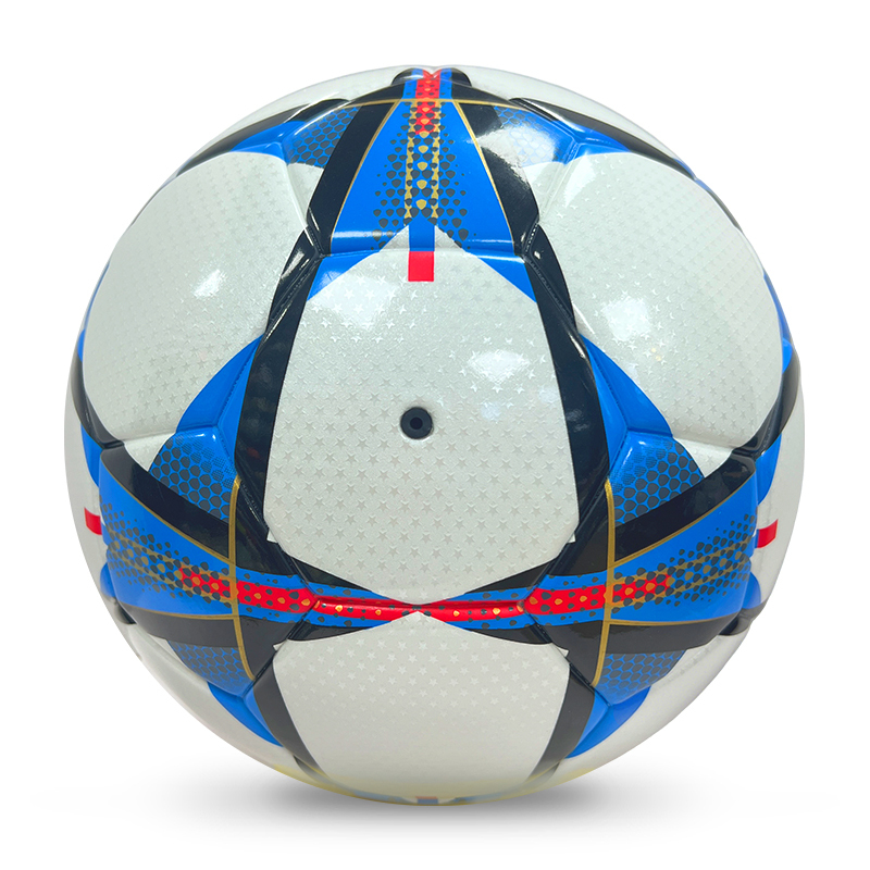 Customizable Adult Soccer Ball Size 5/4 for Indoor/Outdoor Use Glued Match Seamless PU Leather Football Direct from Manufacturer,Blue Arc Sports