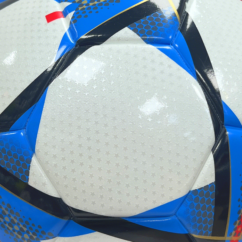 Customizable Adult Soccer Ball Size 5/4 for Indoor/Outdoor Use Glued Match Seamless PU Leather Football Direct from Manufacturer,Blue Arc Sports