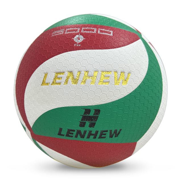 Direct Manufacturer's Customizable Size 5 Hand-Sewn Seamless Leather Volleyball Indoor/Outdoor Use Fibre Material Quality Balls,Blue Arc Sports