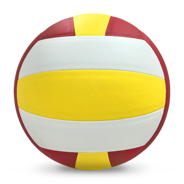 Direct Manufacturer's Customizable Size 5 PVC Leather Hand-Sewn Seamless Volleyball for Indoor/Outdoor Use,Arc Bleu Sports